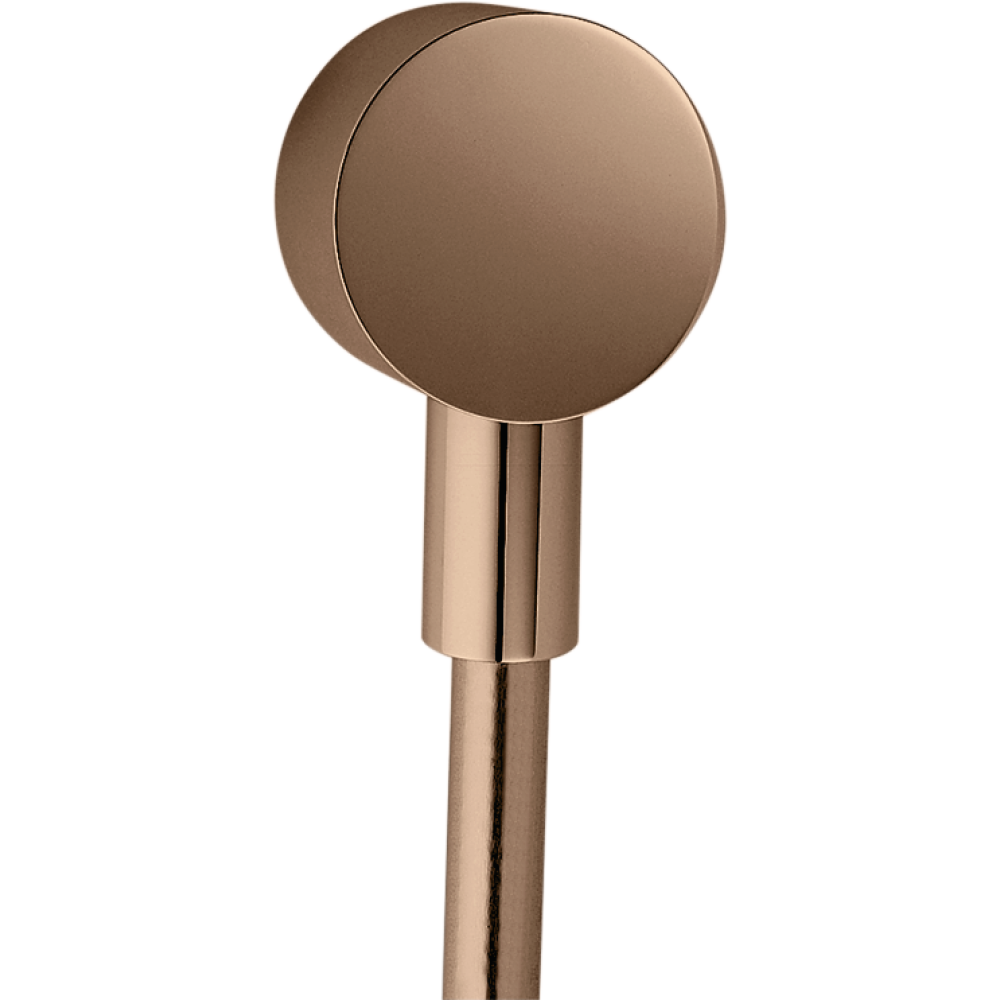 Шланговое подсоединение Fixfit Axor Starck, круглое, 60 мм, 27451300, полированное красное золото 