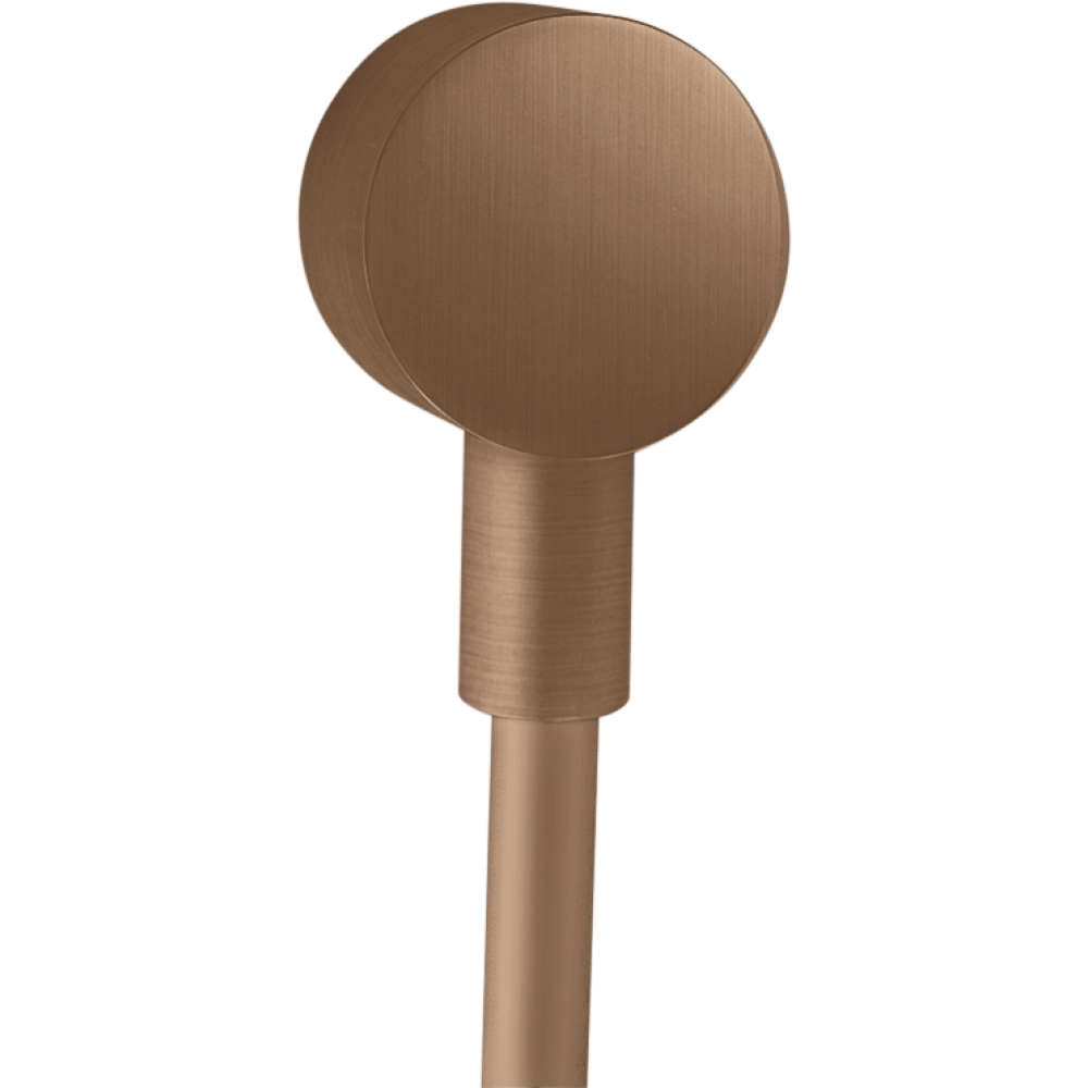 Шланговое подсоединение Fixfit Axor Starck, круглое, 60 мм, 27451310, шлифованное красное золото