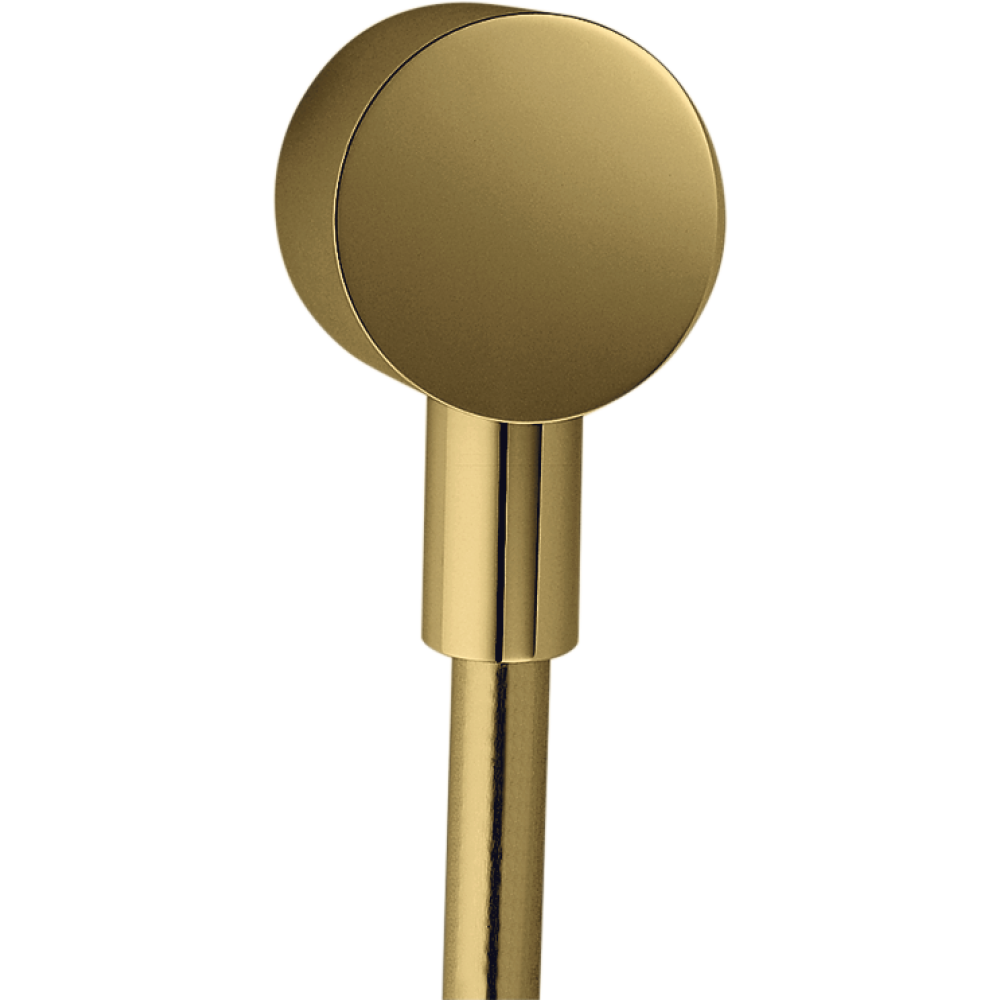 Шланговое подсоединение Fixfit Axor Starck, круглое, 60 мм, 27451990, полированное золото