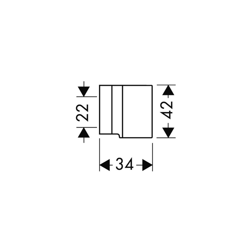 Держатель ручного душа Axor Starck, 27515990, полированное золото