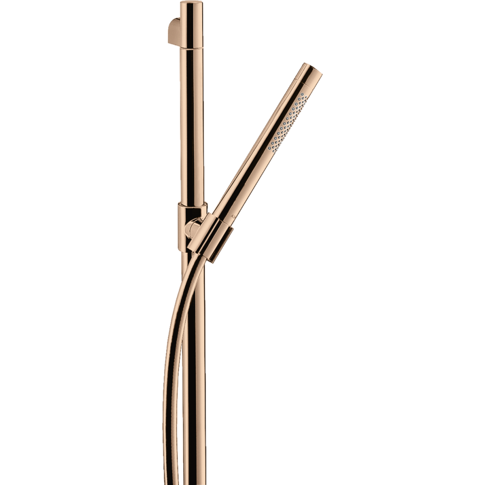 Душевой набор Axor Starck, 90 см, с ручным душем-"палочкой", 2 jet, 27980300, полированное красное золото 