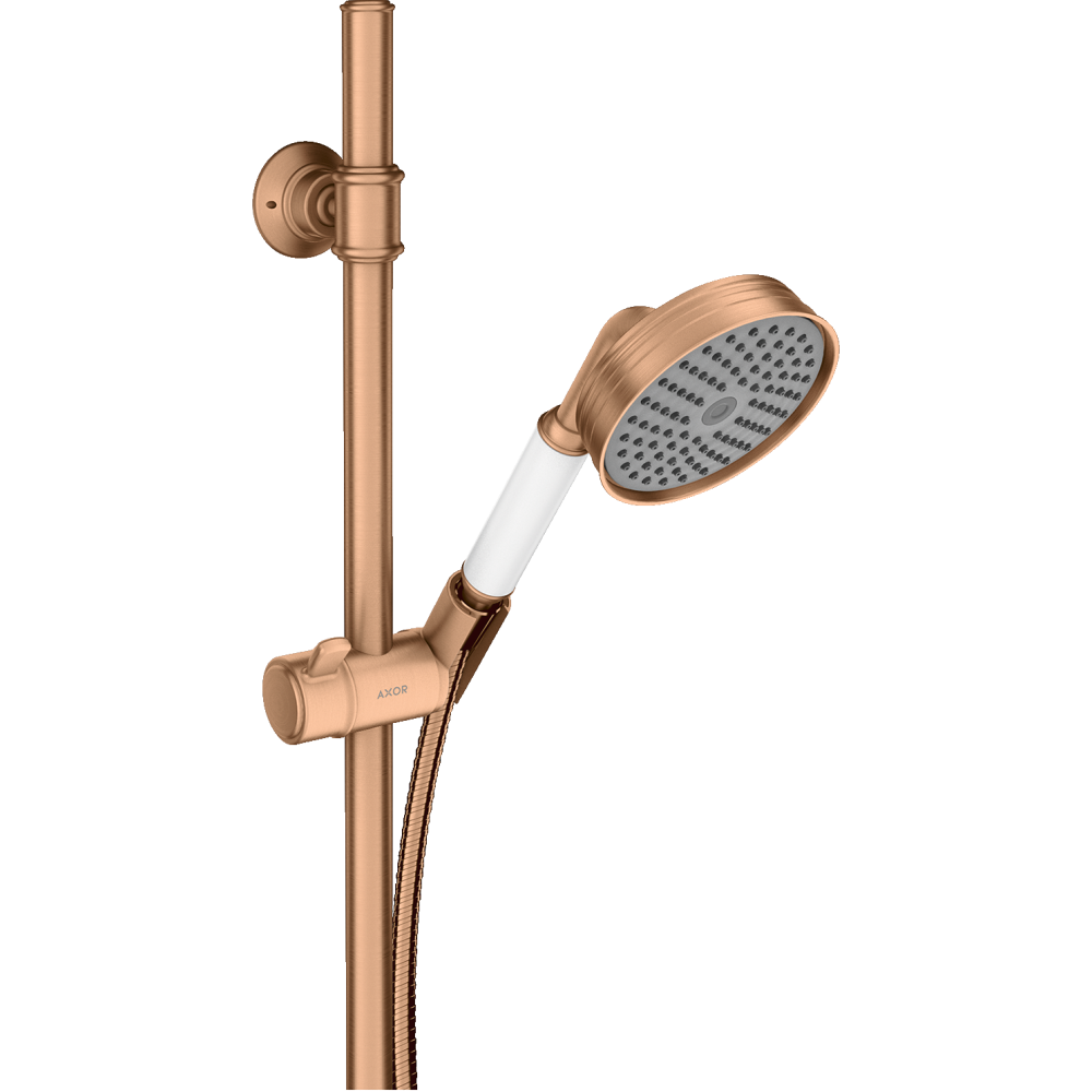 Душевой набор Axor Montreux, 0,9 м, с ручным душем, 100, 1 jet, 27982140, шлифованная бронза