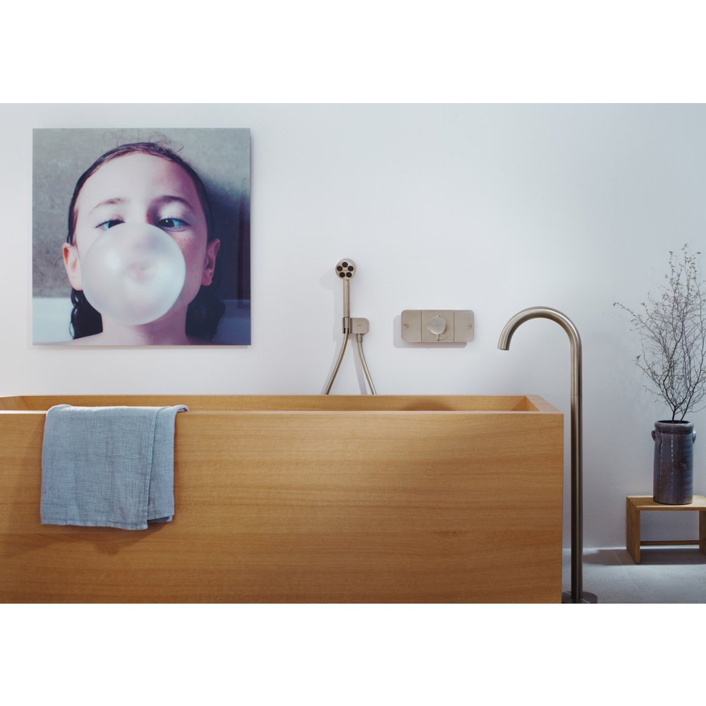 Душевой шланг Axor Starck с металлическим эффектом, 1,25 м, 28282820, шлифованный никель