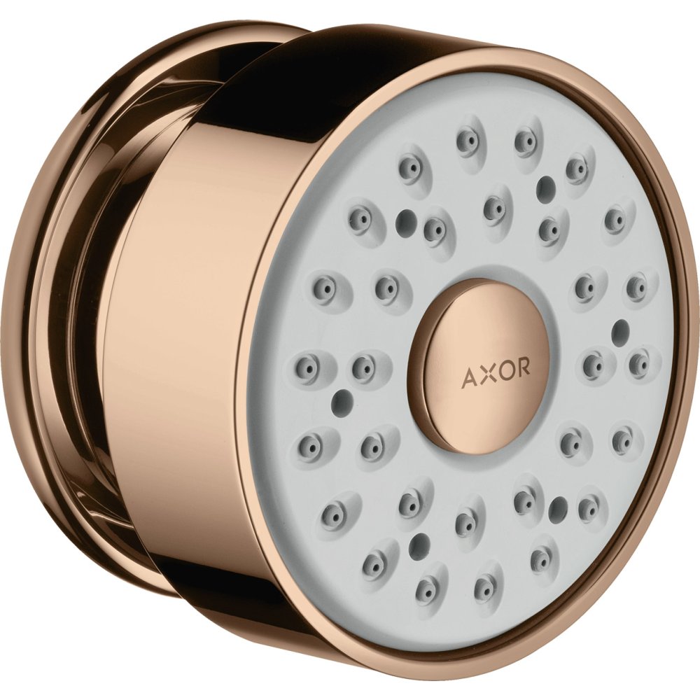 Боковая форсунка душа Axor, 1 jet, круглая, 28464300, полированное красное золото 