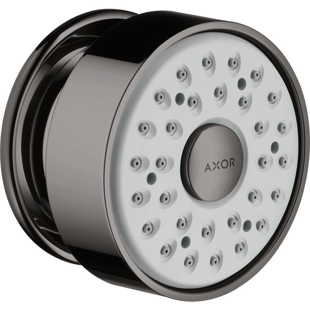 Боковая форсунка душа Axor, 1 jet, круглая, 28464330, полированный черный хром 