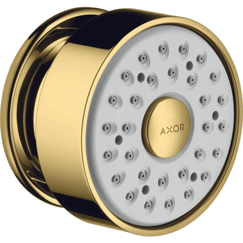 Боковая форсунка душа Axor, 1 jet, круглая, 28464990, полированное золото