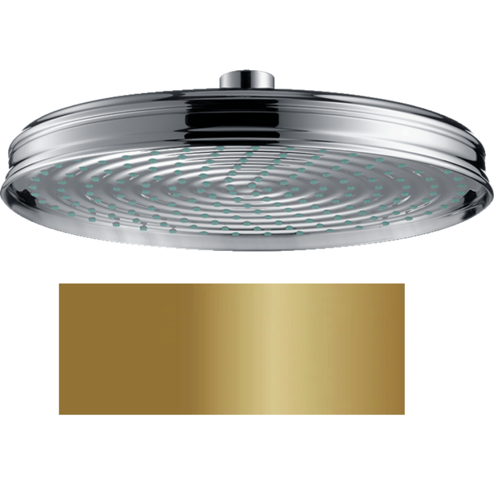 Верхний душ Axor Montreux, 240 мм, 28474130, полированная бронза