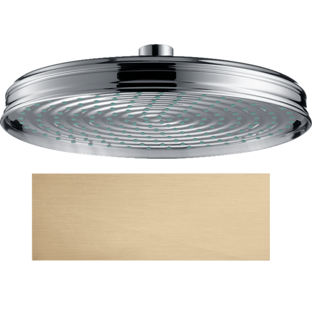 Верхний душ Axor Montreux, 240 мм, 28474140, шлифованная бронза