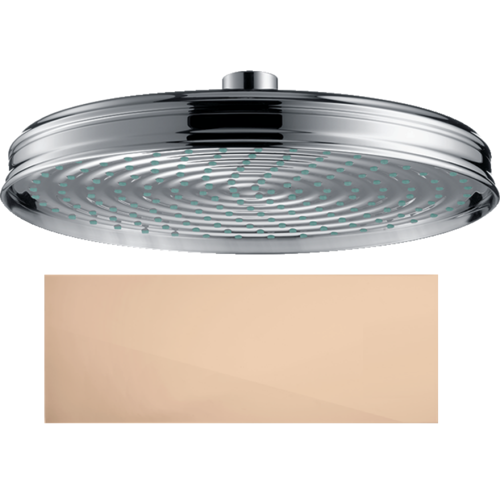 Верхний душ Axor Montreux, 240 мм, 28474300, полированное красное золото 