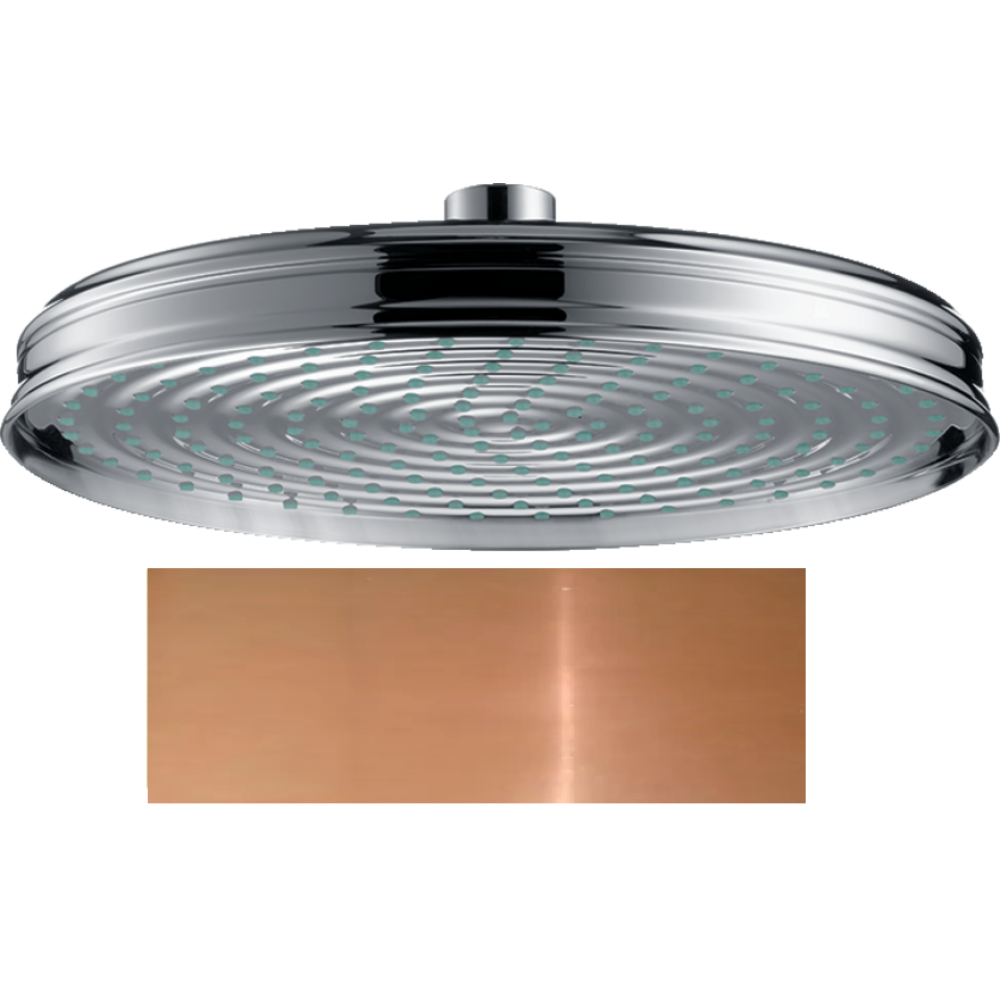 Верхний душ Axor Montreux, 240 мм, 28474930, полированная медь