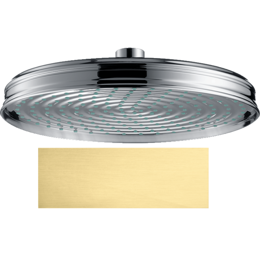 Верхний душ Axor Montreux, 240 мм, 28474950, шлифованная медь