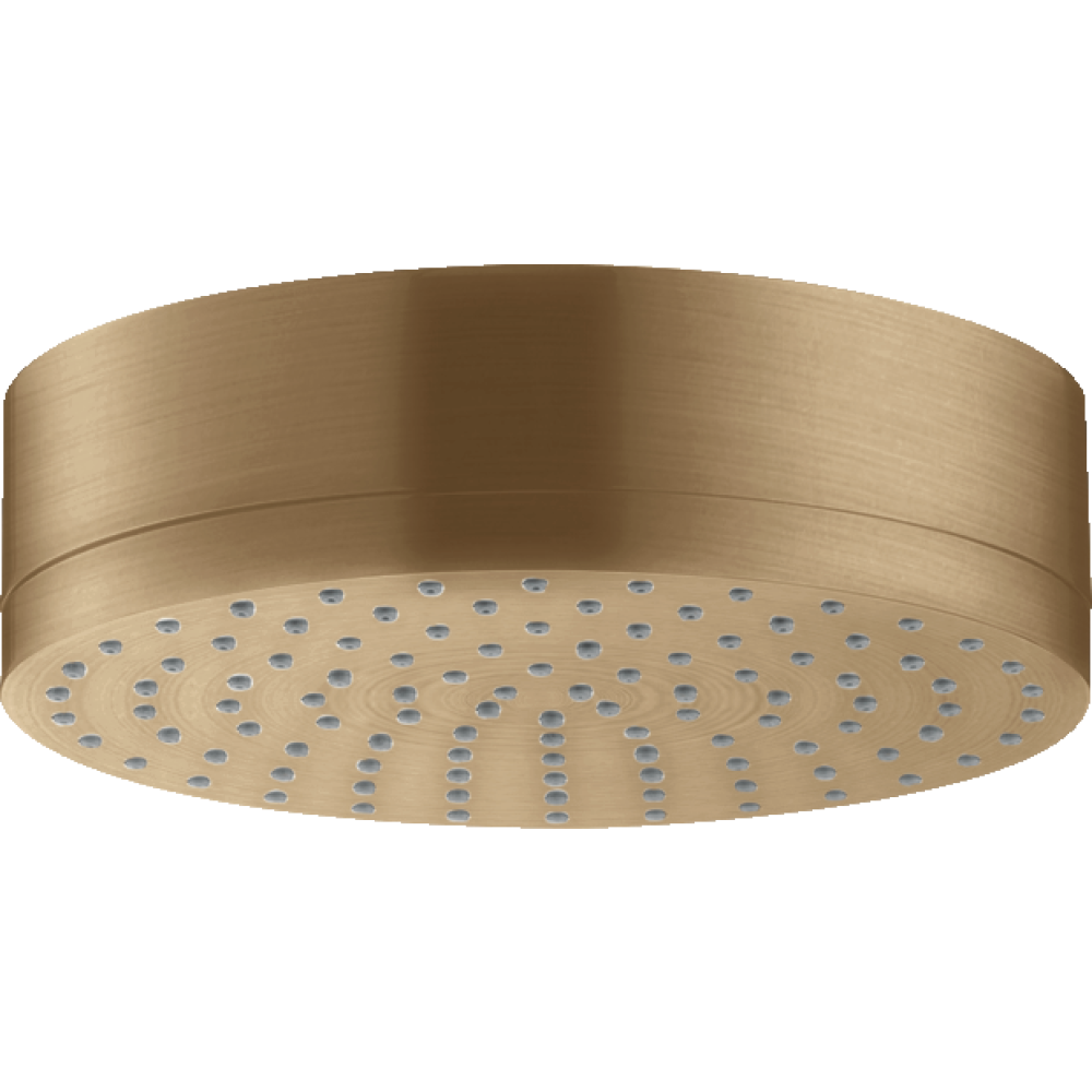 Верхний душ Axor Citterio, 180 мм, 1 jet, 28489140, шлифованная бронза