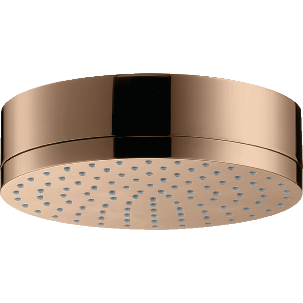 Верхний душ Axor Citterio, 180 мм, 1 jet, 28489300, полированное красное золото 