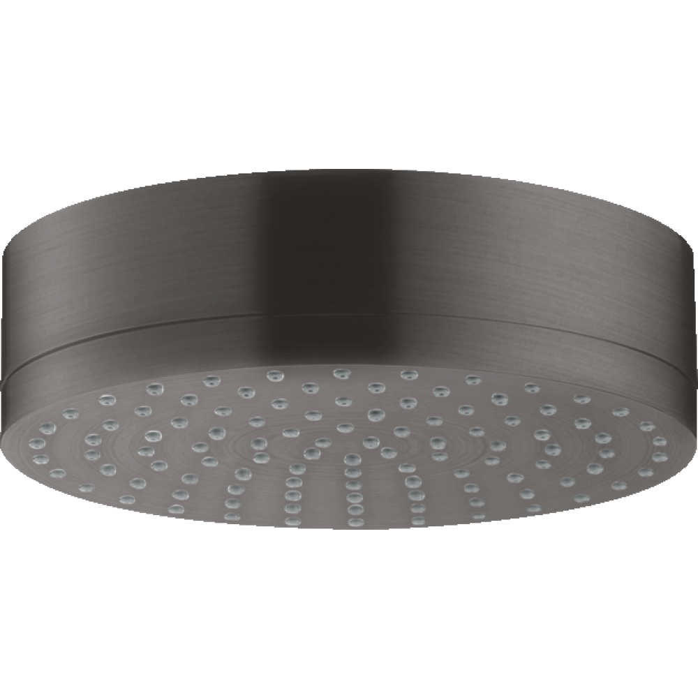 Верхний душ Axor Citterio, 180 мм, 1 jet, 28489340, шлифованный черный хром 