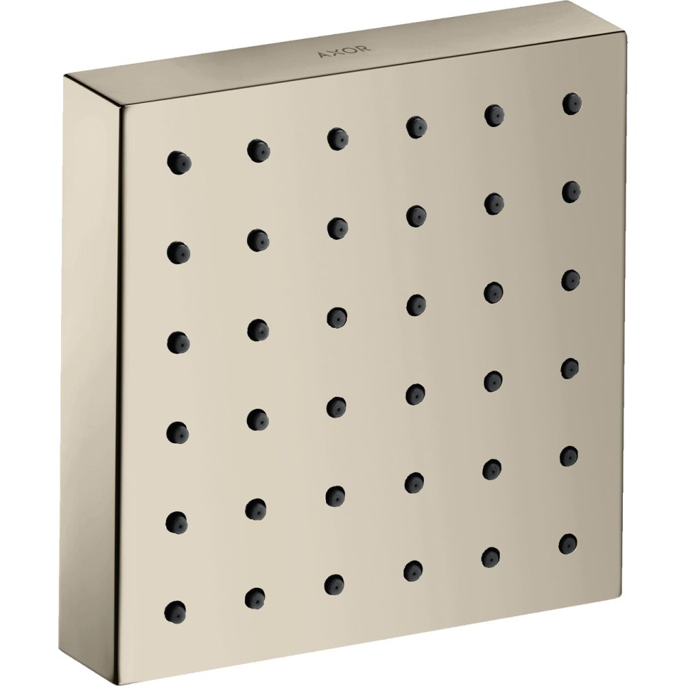 Модуль душа Axor ShowerCollection, скрытый монтаж, квадратный, 120x120 мм, 28491830, полированный никель