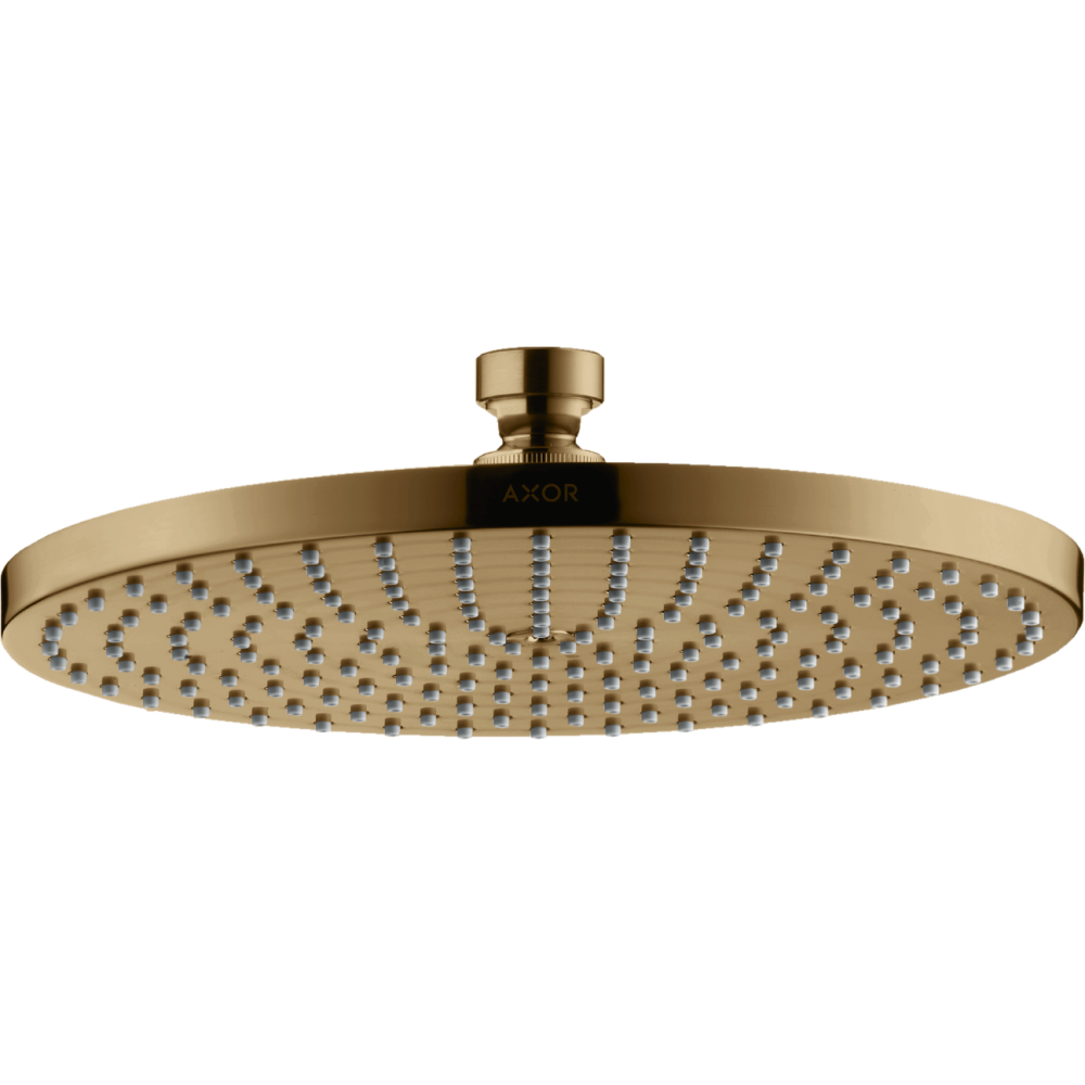 Верхний душ Axor Starck, 240 мм, 1 jet, 28494130, полированная бронза