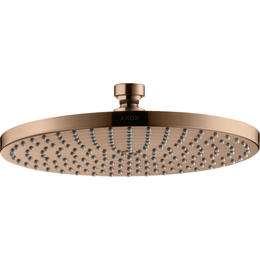 Верхний душ Axor Starck, 240 мм, 1 jet, 28494300, полированное красное золото 