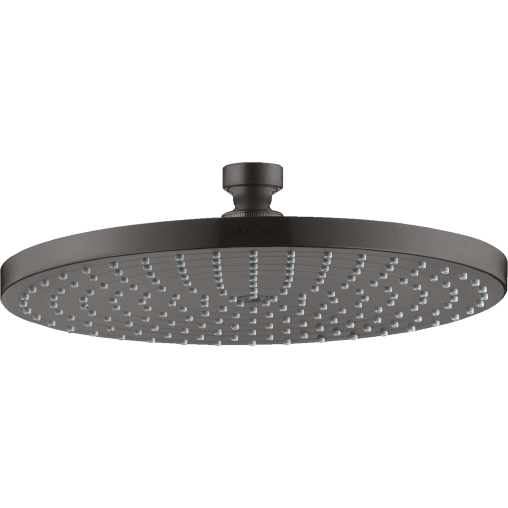 Верхний душ Axor Starck, 240 мм, 1 jet, 28494340, шлифованный черный хром 
