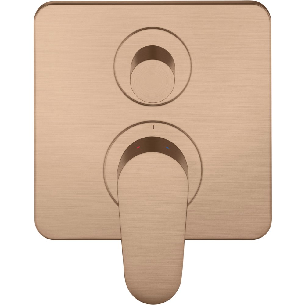 Смеситель для ванны Axor Citterio M, однорычажный, скрытого монтажа, 34425310, шлифованное красное золото