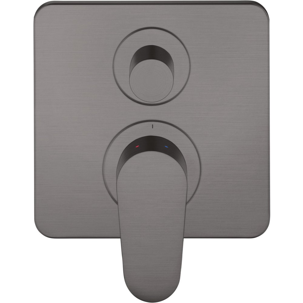 Смеситель для ванны Axor Citterio M, однорычажный, скрытого монтажа, 34425340, шлифованный черный хром 