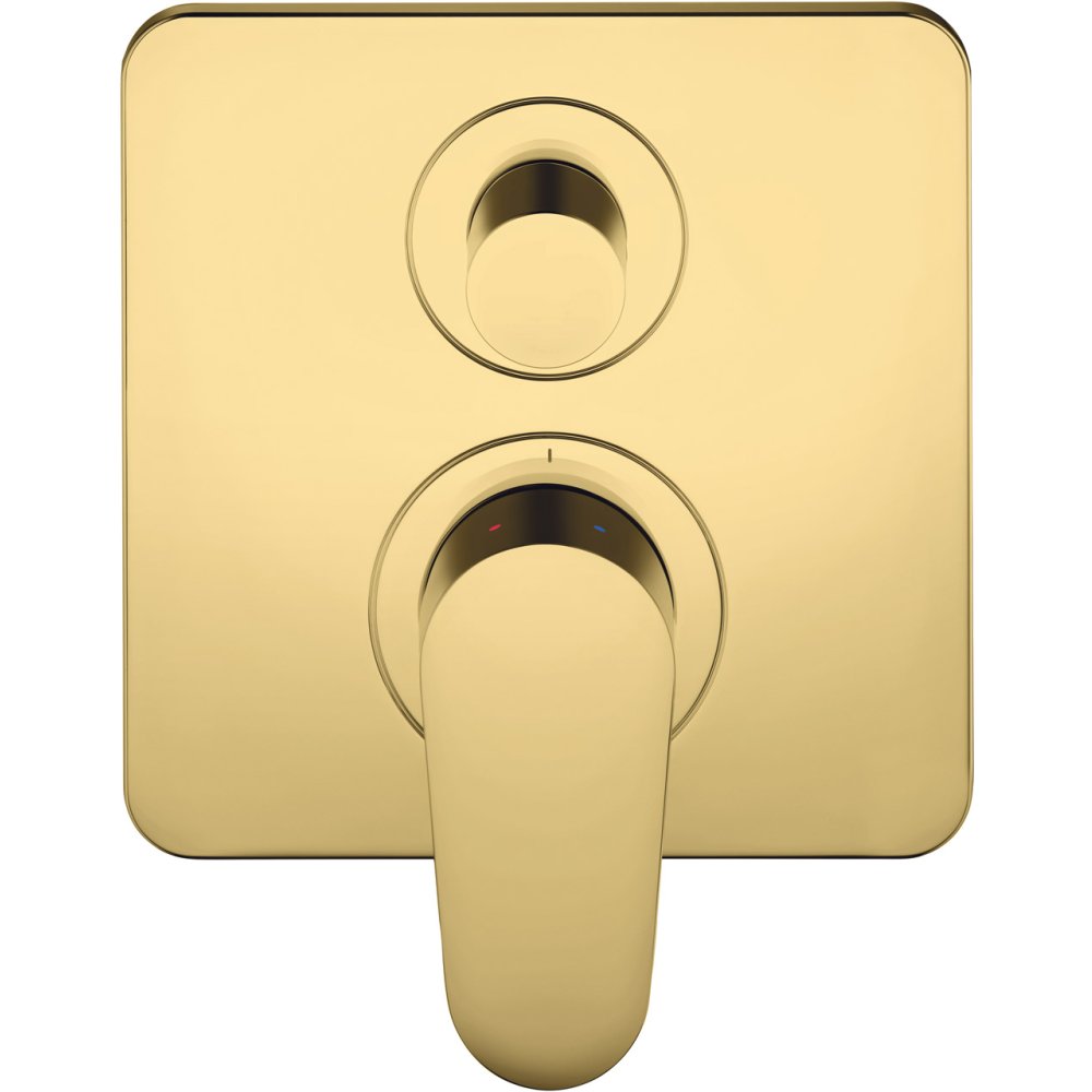 Смеситель для ванны Axor Citterio M, однорычажный, скрытого монтажа, 34425990, полированное золото