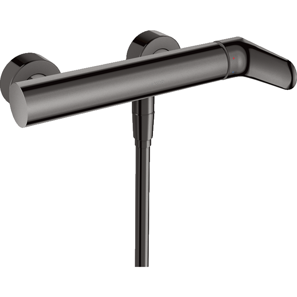 Смеситель для душа Axor Citterio M, однорычажный, внешнего монтажа, 34620330, полированный черный хром 