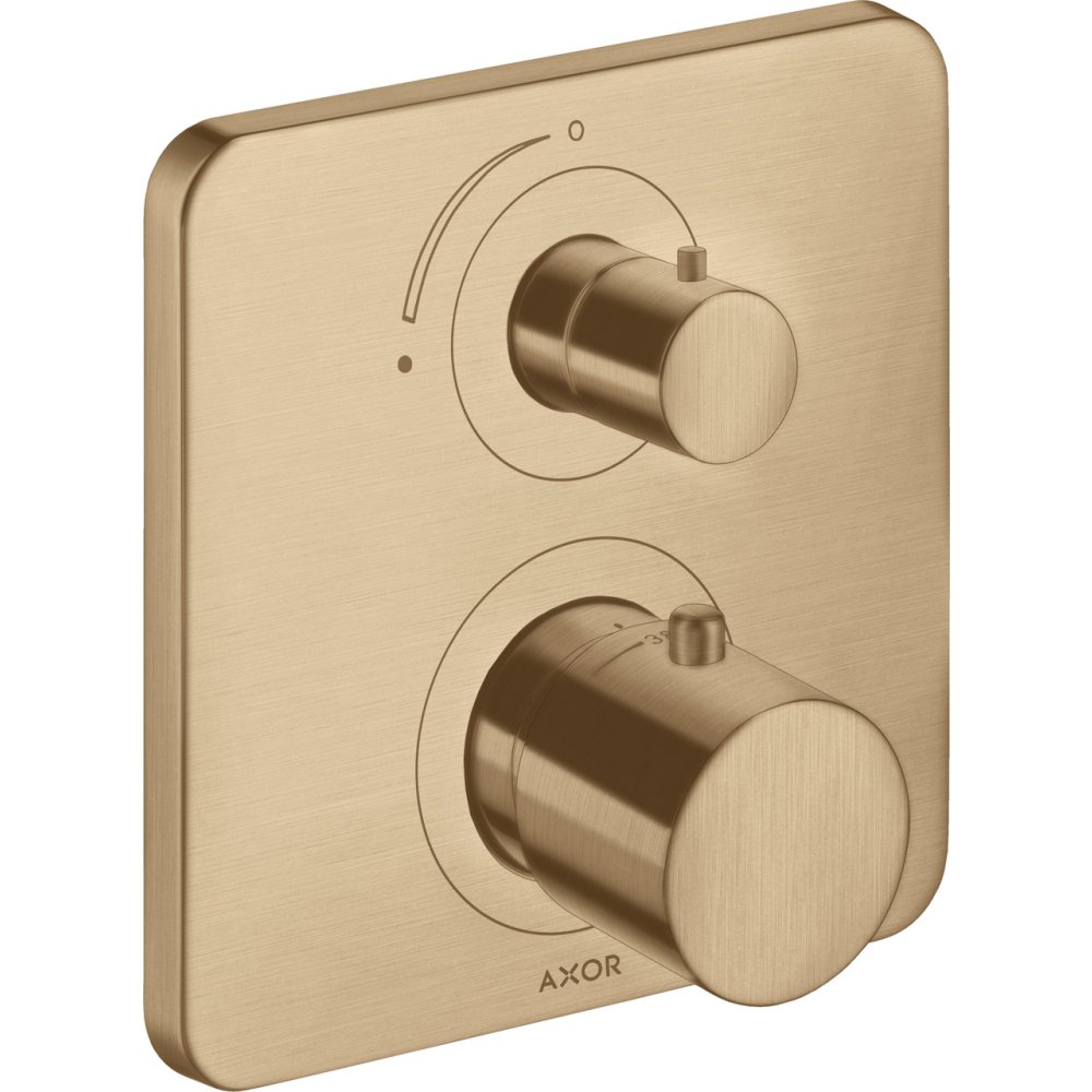 Термостат с запорным вентилем Axor Citterio M