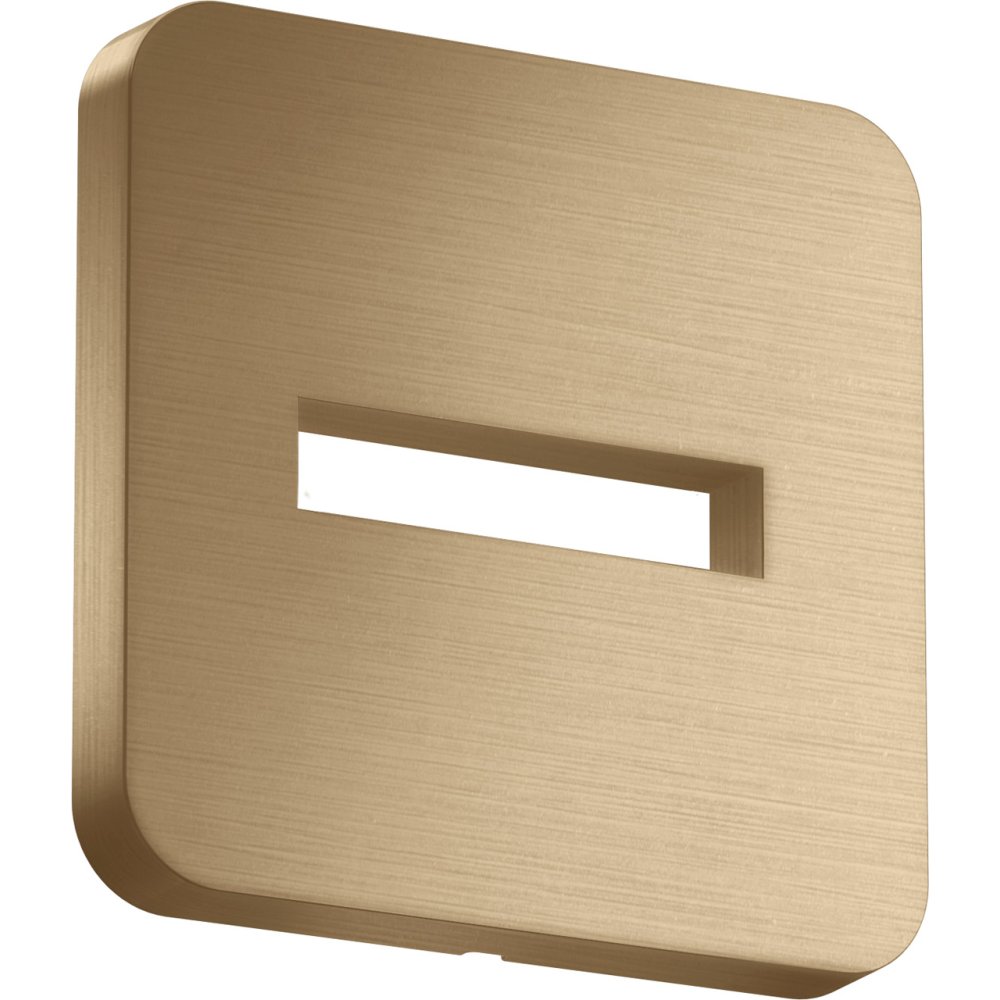 Розетка Softsquare Axor ShowerSolutions, настенная, 35214140, шлифованная бронза