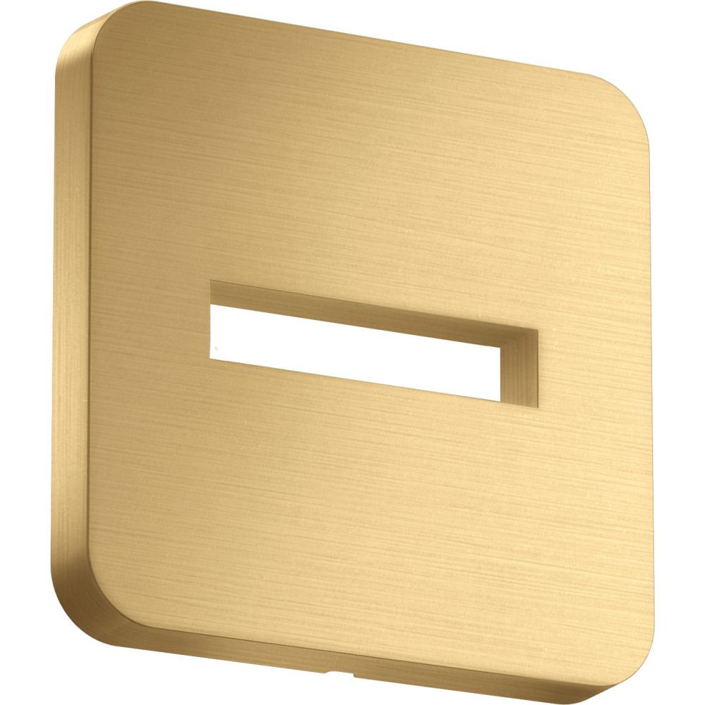 Розетка Softsquare Axor ShowerSolutions, настенная, 35214250, шлифованное золото