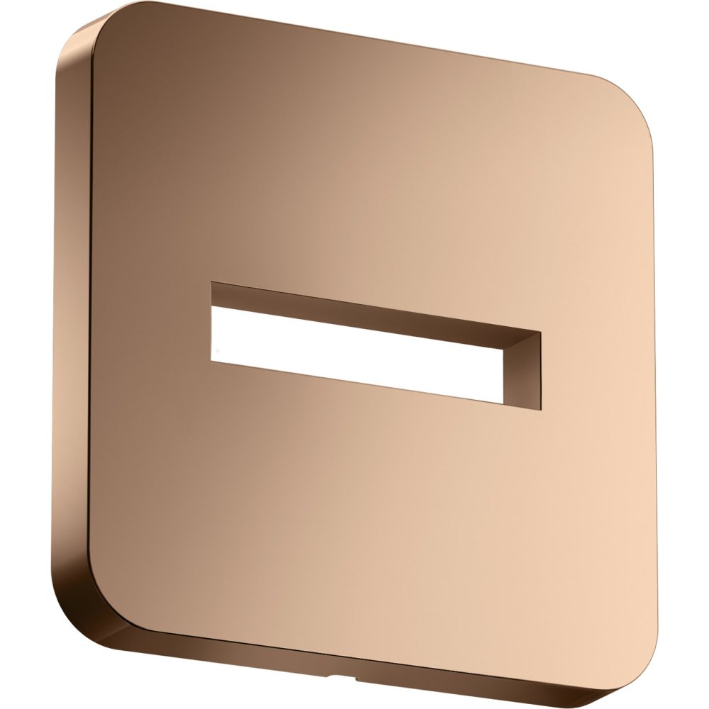 Розетка Softsquare Axor ShowerSolutions, настенная, 35214300, полированное красное золото 
