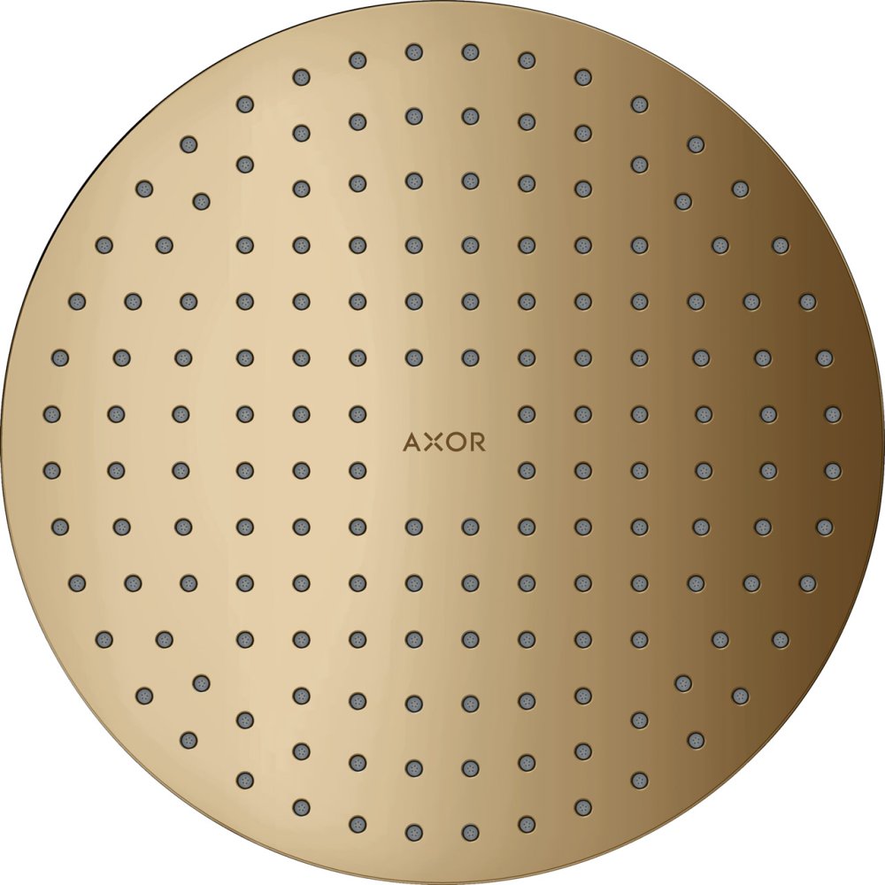 Верхний душ Axor ShowerSolutions, потолочный монтаж, 250 мм, 1 jet, 35287130, полированная бронза