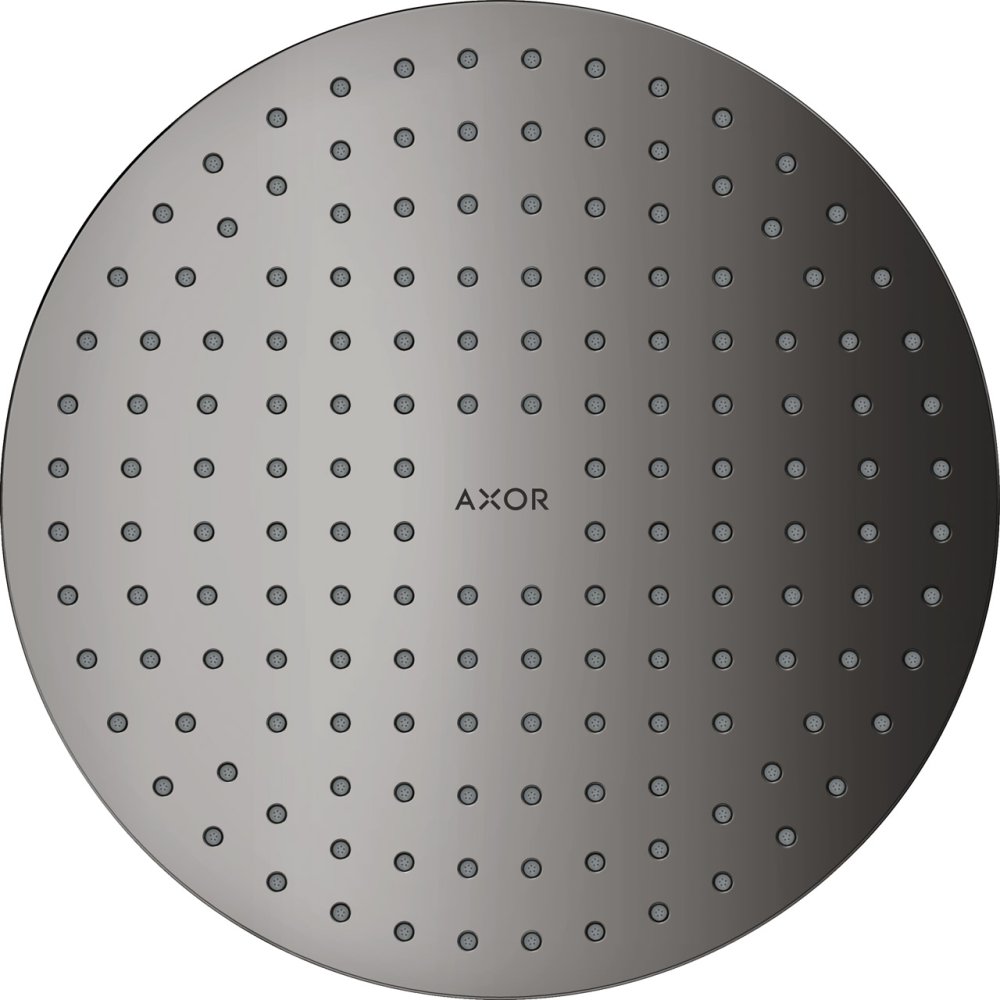 Верхний душ Axor ShowerSolutions, потолочный монтаж, 250 мм, 1 jet, 35287330, полированный черный хром 