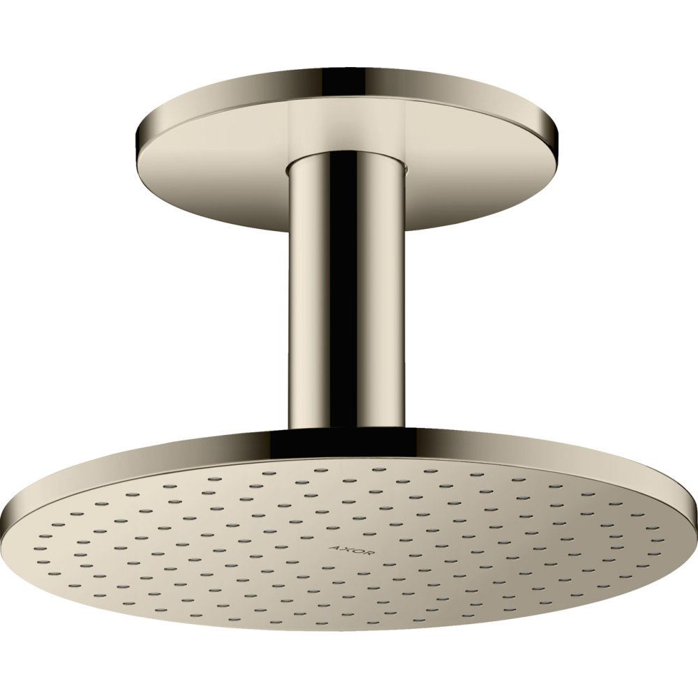 Верхний душ Axor ShowerSolutions, с потолочным подсоединением, 250 мм, 2 jet, 35297830, полированный никель