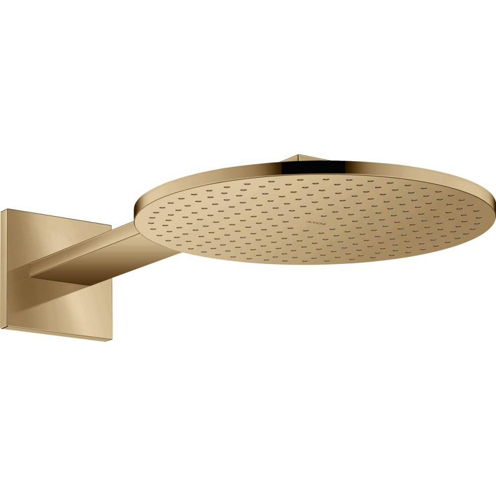 Верхний душ Axor ShowerSolutions, с держателем, 300 мм, 1 jet, 35300130, полированная бронза