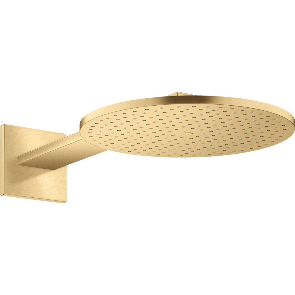Верхний душ Axor ShowerSolutions, с держателем, 300 мм, 1 jet, 35300250, шлифованное золото