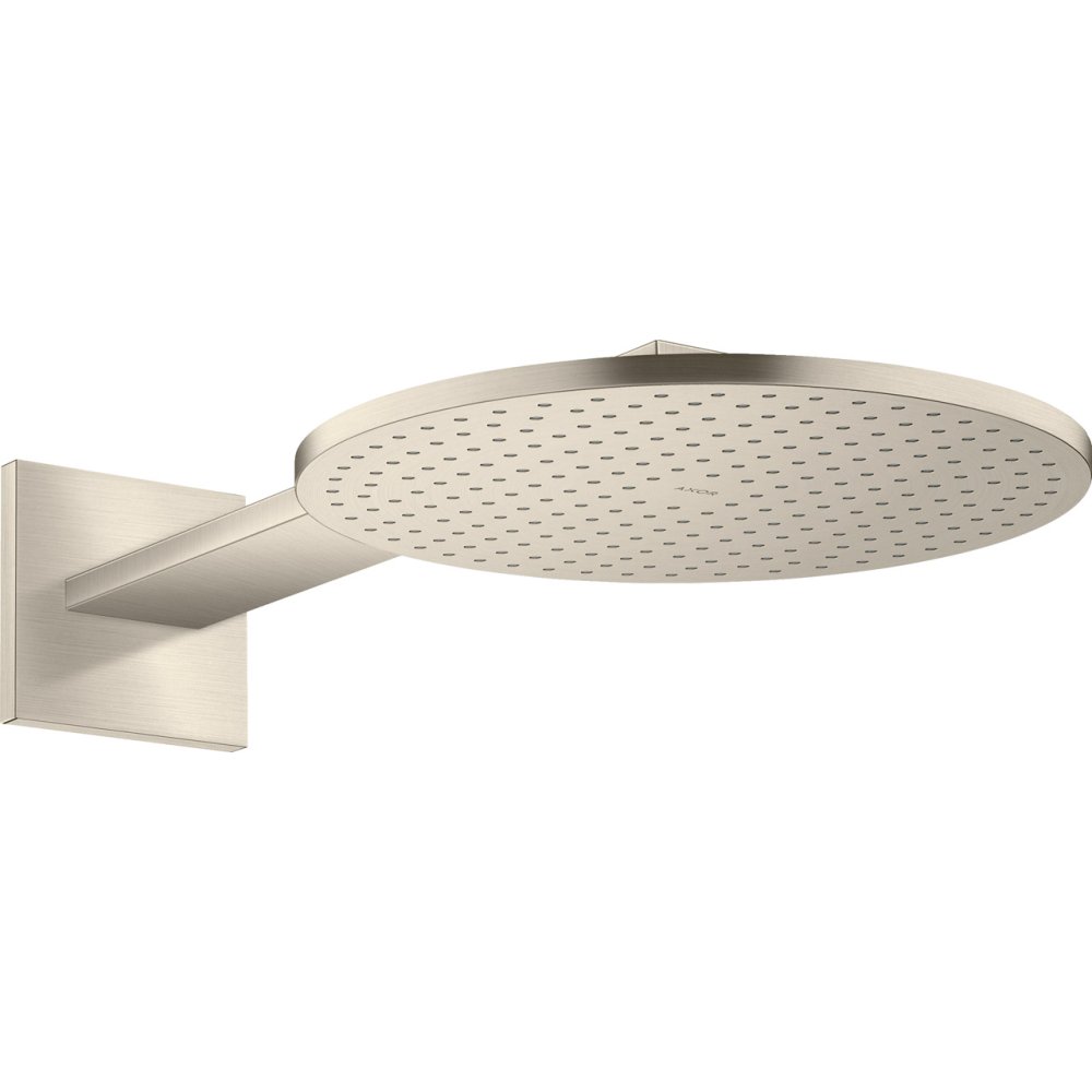 Верхний душ Axor ShowerSolutions, с держателем, 300 мм, 1 jet, 35300820, шлифованный никель