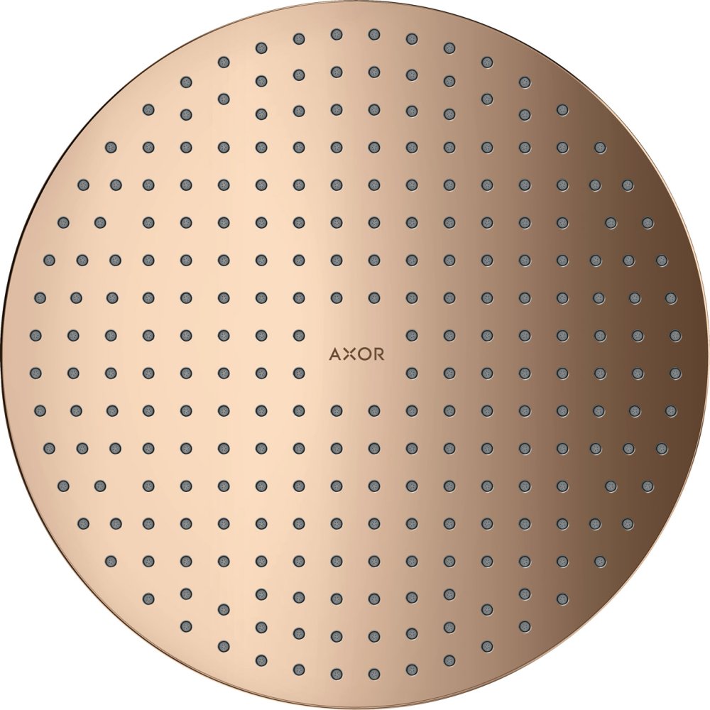 Верхний душ Axor ShowerSolutions, потолочный монтаж, 300 мм, 1 jet, 35302300, полированное красное золото 
