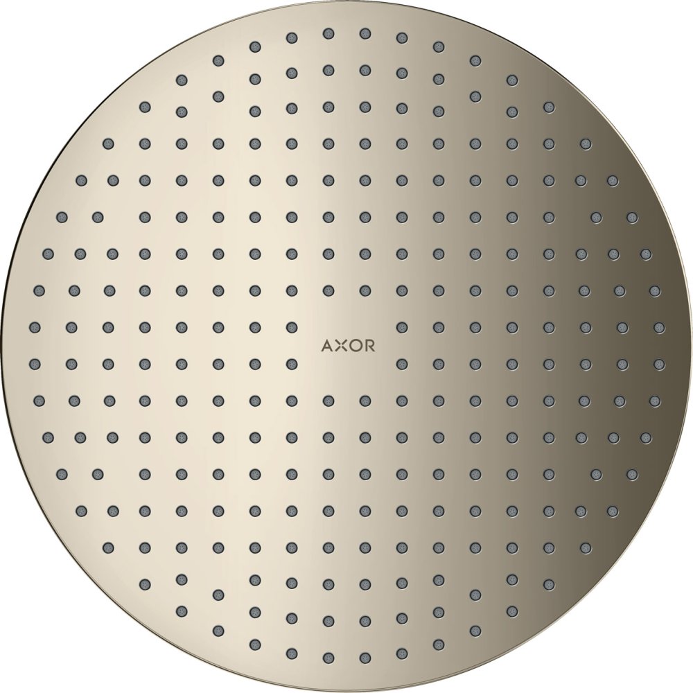 Верхний душ Axor ShowerSolutions, потолочный монтаж, 300 мм, 1 jet, 35302830, полированный никель