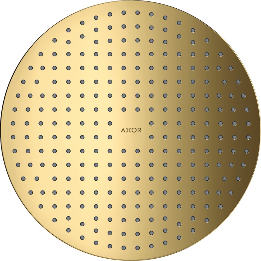 Верхний душ Axor ShowerSolutions, потолочный монтаж, 300 мм, 2 jet, 35305990, полированное золото