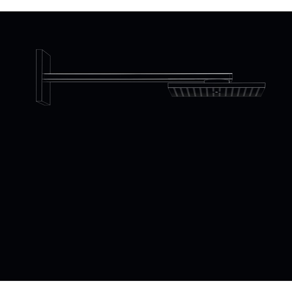 Верхний душ Axor ShowerSolutions, с держателем, 250x250 мм, 1 jet, 35306930, полированная медь