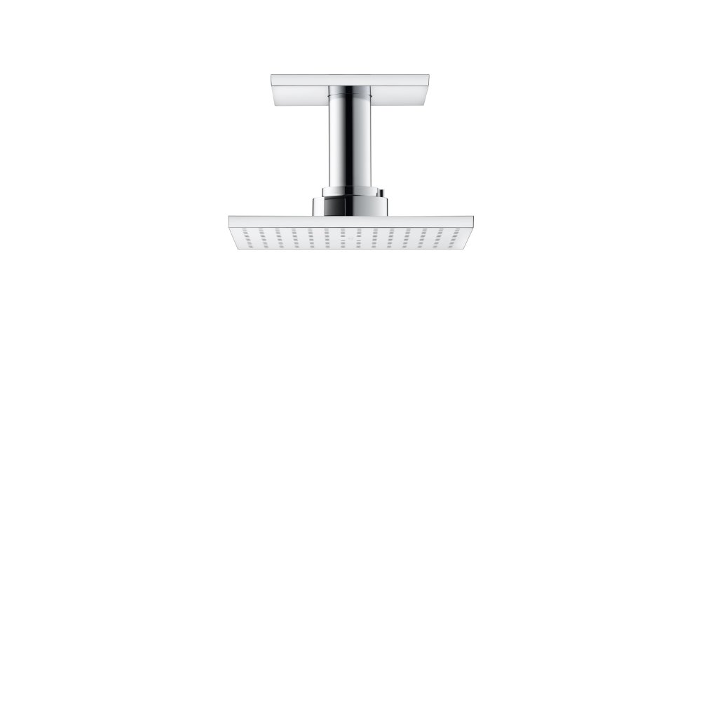 Верхний душ Axor ShowerSolutions, с потолочным подсоединением, 250x250 мм, 2 jet, 35312250, шлифованное золото