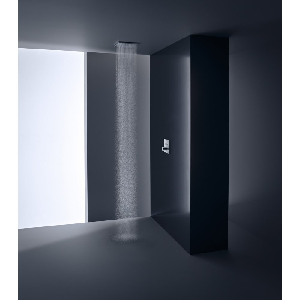 Верхний душ Axor ShowerSolutions, потолочный монтаж, 250x250 мм, 2 jet, 35313140, шлифованная бронза