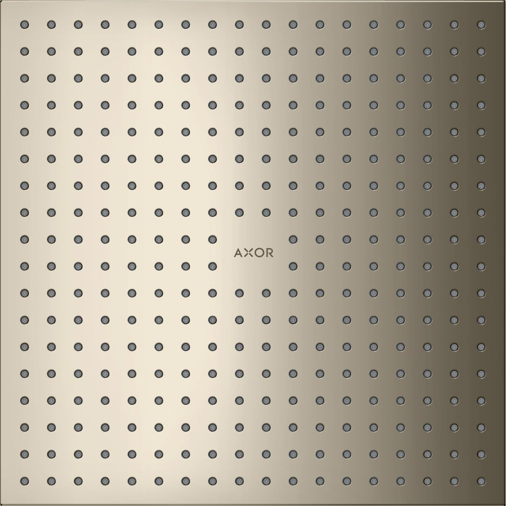 Верхний душ Axor ShowerSolutions, потолочный монтаж, 300x300 мм, 2 jet, 35321830, полированный никель