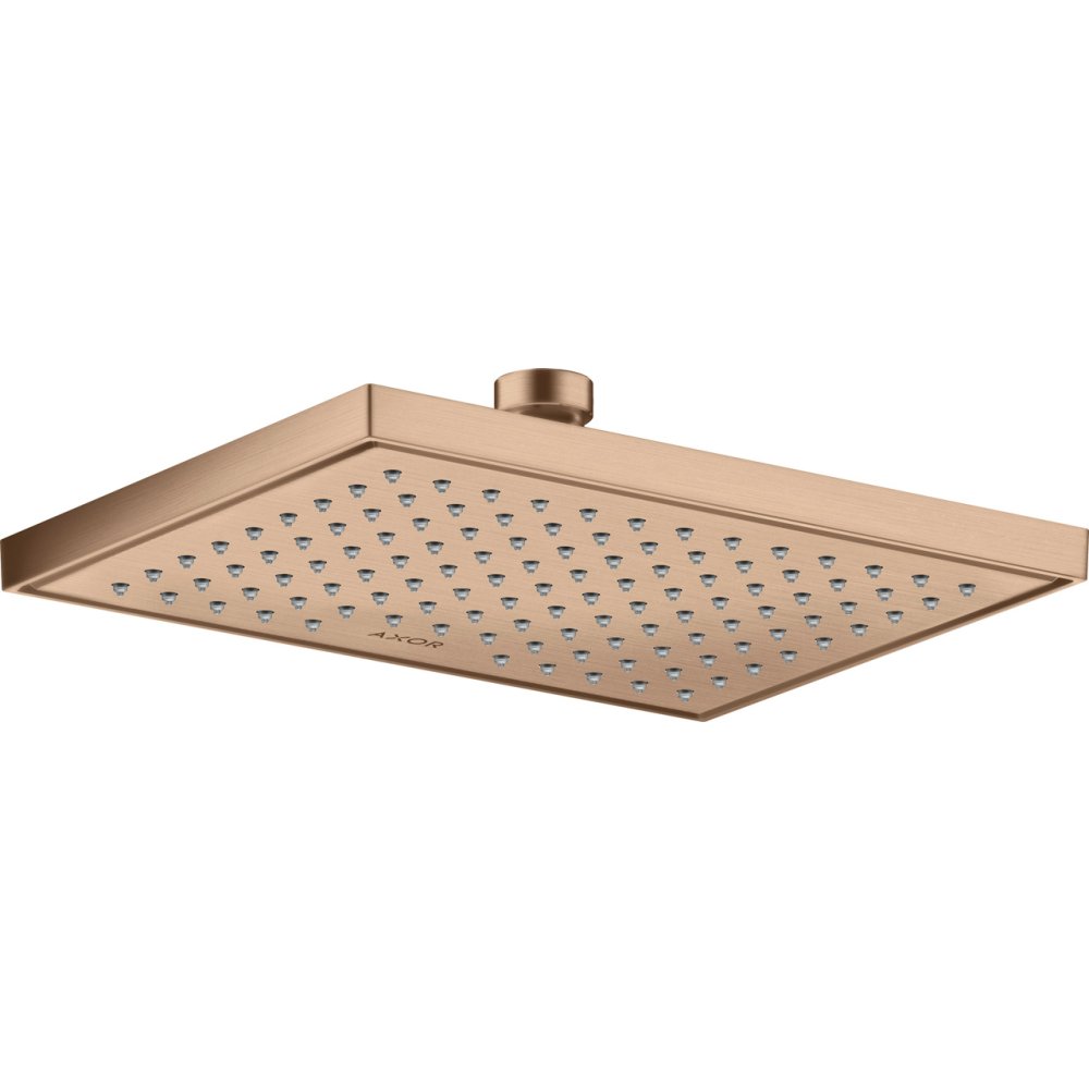 Верхний душ Axor ShowerSolutions, 245/185 1jet, 35373310, шлифованное красное золото