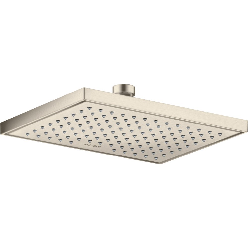 Верхний душ Axor ShowerSolutions, 245/185 1jet EcoSmart, 35374820, шлифованный никель
