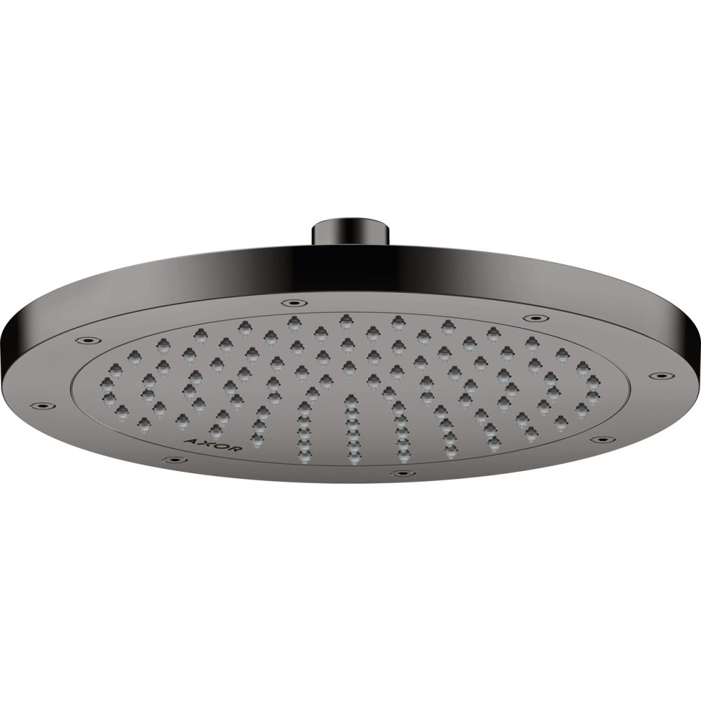 Верхний душ Axor ShowerSolutions, 245 1jet, EcoSmart, 35381330, полированный черный хром 