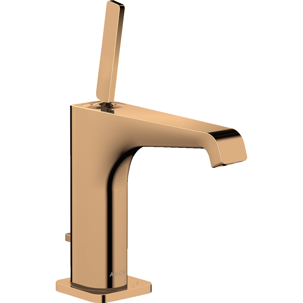 Смеситель для раковины Axor Citterio E, 130, однорычажный, со сливным гарнитуром