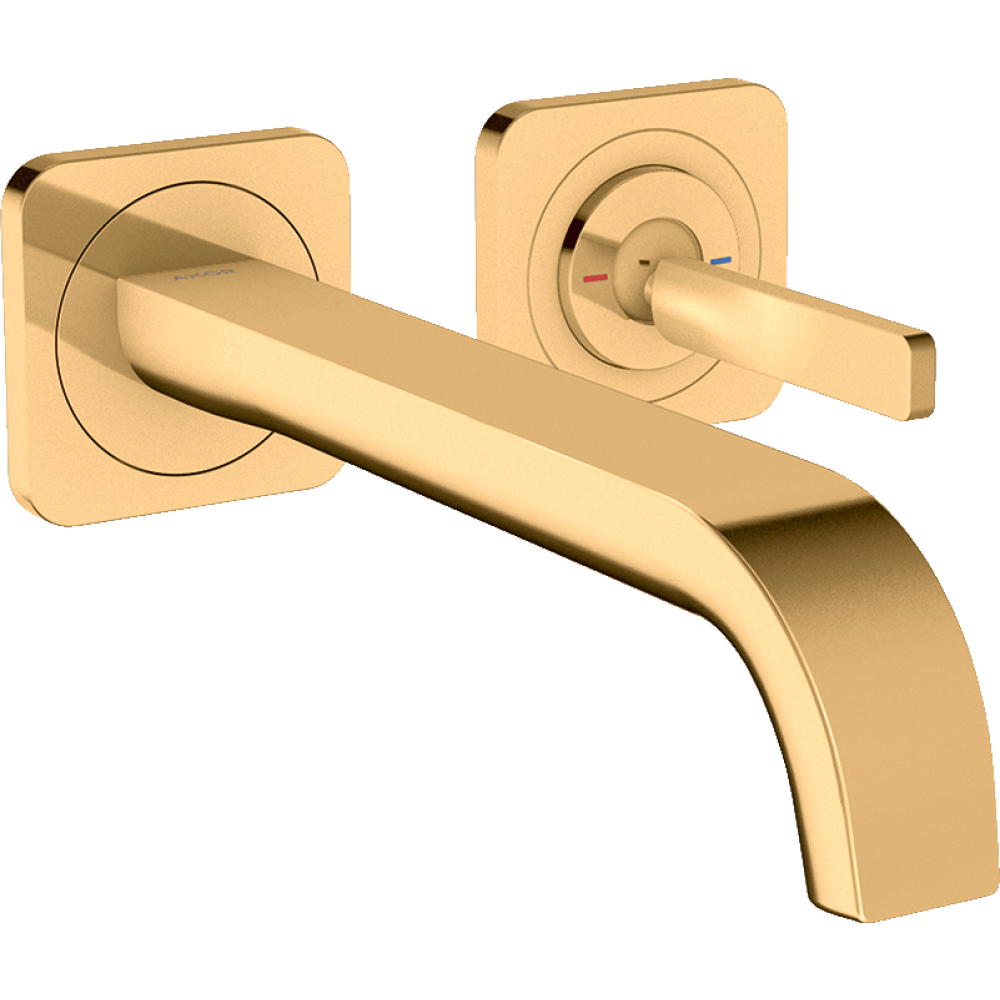 Смеситель для раковины, однорычажный Axor Citterio E, 36106930, полированная медь