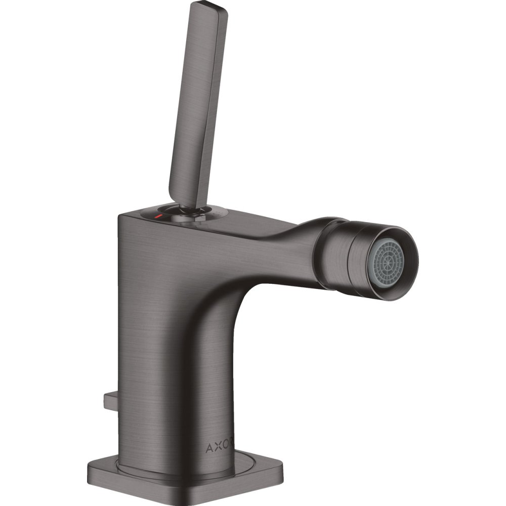 Смеситель для биде Axor Citterio E, однорычажный, 36120340, шлифованный черный хром 