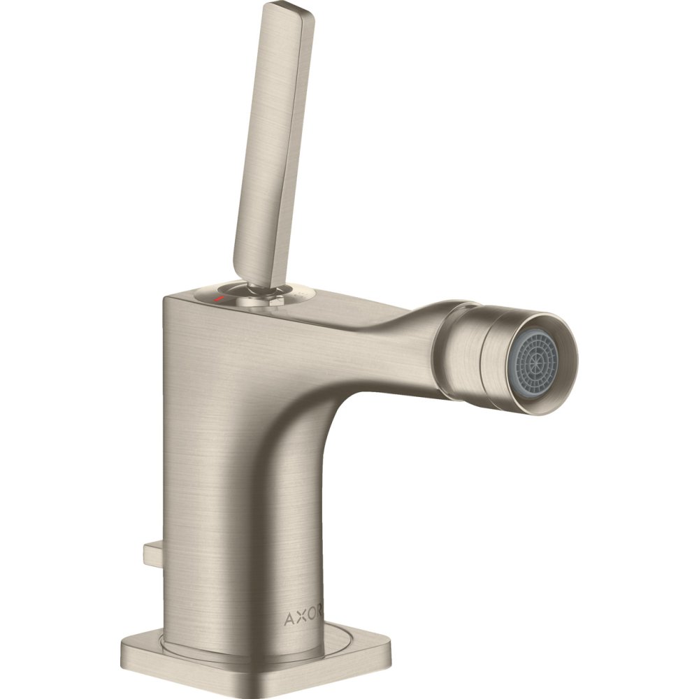 Смеситель для биде Axor Citterio E, однорычажный, 36120820, шлифованный никель